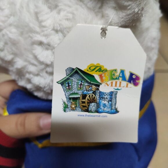 Rush Limbaugh Two If By Tea Teddy Bear Plush Stuffed Animal White/American Flag - Picture 5 of 6